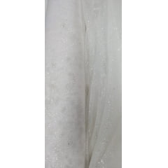 Organza com Glitter Branca COM SUJEIRA