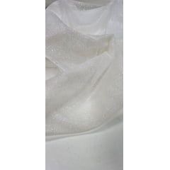 Organza com Glitter Branca COM SUJEIRA