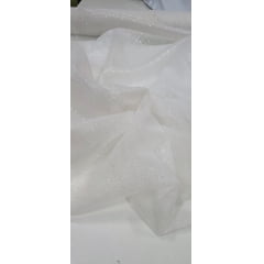 Organza com Glitter Branca COM SUJEIRA Organza com Glitter Branca COM SUJEIRA