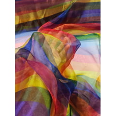 Organza  Arco- íris