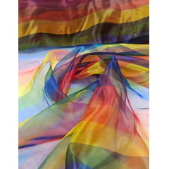 Organza  Arco- íris