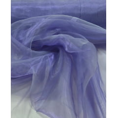 Organza Cristal de Poliamida Lilás Organza Cristal de Poliamida Lilás
