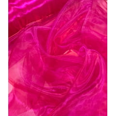 Organza Cristal Lisa Pink Neon