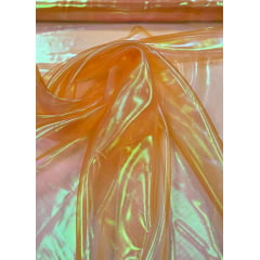 Organza Holográfica Laranja Organza Holográfica Laranja