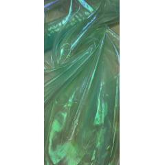 Organza Holográfica Maça Verde