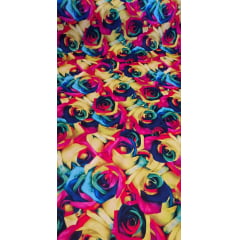Oxford Estampado Digital Rosas Ciganas Coloridas