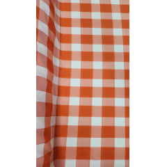 Oxford Fio Tinto Xadrez Flechas Laranja