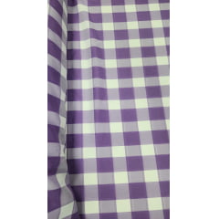 Oxford Fio Tinto Xadrez Flechas Lilás