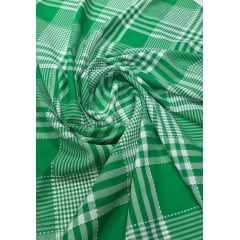 Oxford Fio Tinto Xadrez Patchwork Verde Oxford Fio Tinto Xadrez Patchwork Verde