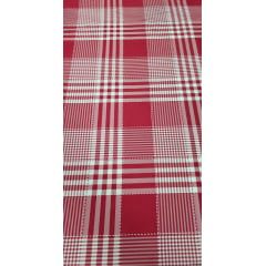 Oxford Fio Tinto Xadrez Patchwork Vermelho
