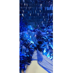 Paetê Bordado Drop Azul Royal