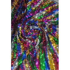 Paetê Bordado Fiesta Multicolor