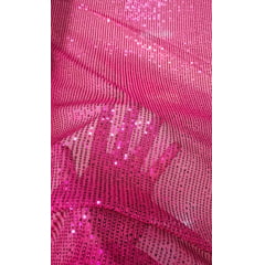 Paetê Bordado Glamour Light com Elastano Pink