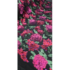 Paetê Bordado Premium Rosas