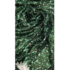 Paetê Bordado Safira Verde Floresta Paetê Bordado Safira Verde Floresta