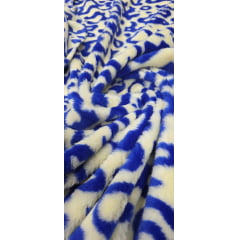 Pelúcia Animal Print Azul Pelúcia Animal Print Azul