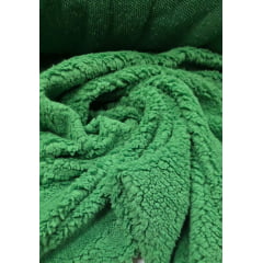 Pelúcia Lisa Lhama (Sherpa) Verde