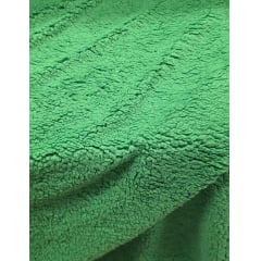Pelúcia Lisa Lhama (Sherpa) Verde
