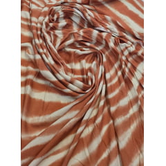 Viscose Zebra GD Terracota com creme - Comprimento 2 m x Largura 1,40 m Viscose Zebra GD Terracota com creme - Comprimento 2 m x Largura 1,40 m