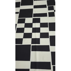 Alfaiataria new look abstrat - Comprimento 0,70 cm x Largura 1,40 m