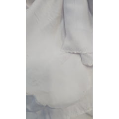 Alfaiataria tencel Branco COM MANCHAS - Largura 1,50 m x Comprimento 3,60 M 