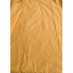 Cambraia bordada mostarda 100% algodão  - Comprimento 2 m x Largura 1,45 m