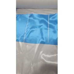 Cetim Bandeira da Argentina COM DEFEITO  -  Largura 1,47m x 0,90m Comprimento