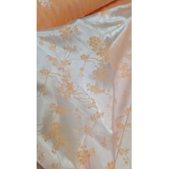 Cetim Jacquard Pudong Damasco COM FURINHOS - Comprimento 2 m x Largura 1,47 m