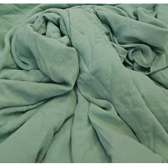 Crepe Air flow verde menta - largura  1,47 m x Comprimento 4 m 