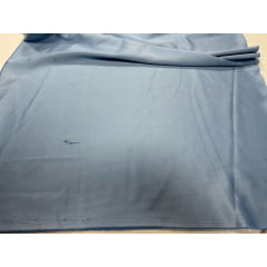 Crepe Amanda Liso Azul Serenity COM SUJEIRA e PEQUENO RASGO  - Largura 1,50 m x Comprimento 1M