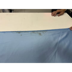 Crepe Amanda Liso Azul Serenity COM SUJEIRA e PEQUENO RASGO  - Largura 1,50 m x Comprimento 1M