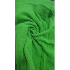 Crepe Gauze de algodão verde limão - Comprimento 2,40 m x Largura 1,50 m 