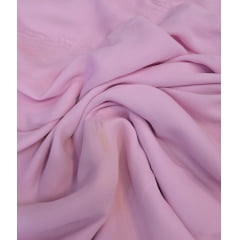 Crepe georgete rosa bebe (com um pequeno rasgo no centro) - Comprimento 3 m x Largura 1,47 m Crepe georgete rosa bebe (com um pequeno rasgo no centro) - Comprimento 3 m x Largura 1,47 m