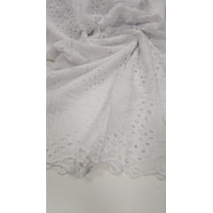 Layse de algodão branca ST01F - Largura 1,40 m x Comprimento 2 m 