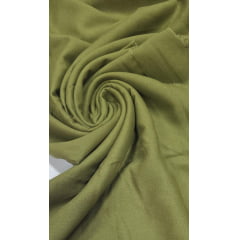 Linho com viscose verde militar - Comprimento 3 m x Largura 1,40 m