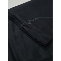 Linho puro preto (com mancha) - Largura 1,40 m x Comprimento 6,50 m 