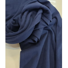 Malha canelada marinho - Comprimento 0,60 cm x Largura 1,70 m Malha canelada marinho - Comprimento 0,60 cm x Largura 1,70 m