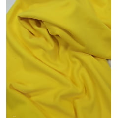 Malha crepe pesada amarelo ouro - Largura 140 m x Comprimento 3,70 m 