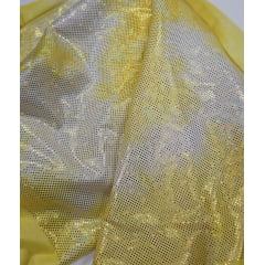 Malha tay dai com foil amarelo - Largura 1,40 m x Comprimento0,60 cm