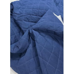 Microfibra matelada azul marinho - Comprimento 1,40 m x Largura 1,40 m  