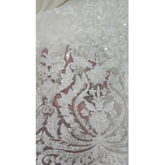 Pedraria premium off white - Largura  1,40 m x Comprimento 0,35 cm