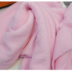 Pelúcia sherpa Pettenati rosa - Largura 1,90 m x Comprimento 1,40 m 