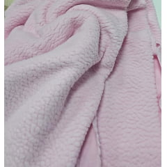 Sherpa Premium Rosa - Largura 1,80 m x Comprimento 1,70 m 