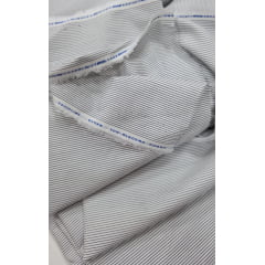 Tricoline fio 80 listrado 100% algodão - Comprimento  2 m x Largura 1,45 m