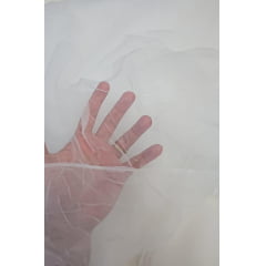 Tule ilusione off white amassado - Comprimento7  m  x Largura 1,45 m