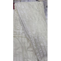 Veludo canelado off white - Comprimento 3,50 m x Largura 1,45 m