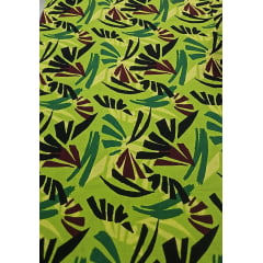 Viscolinho africa verde lima - Largura 1,45 m x Comprimento 3,50 m 