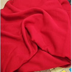 Viscose piquet vermelho  - Largura 1,45 m x Comprimento 2,50 m 