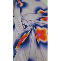 Viscose Premium Digital flores tiedye - Comprimento 2,50 m x Largura 1,40 m Viscose Premium Digital flores tiedye - Comprimento 2,50 m x Largura 1,40 m