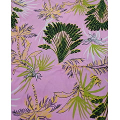 Viscose rosa e verde  - Largura 1,45 m x Comprimento 3 m 